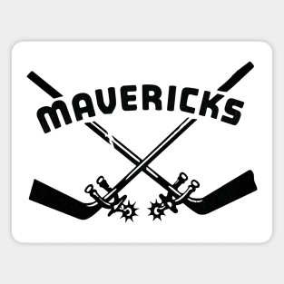 Defunct Denver Mavericks Hockey 1960 Magnet